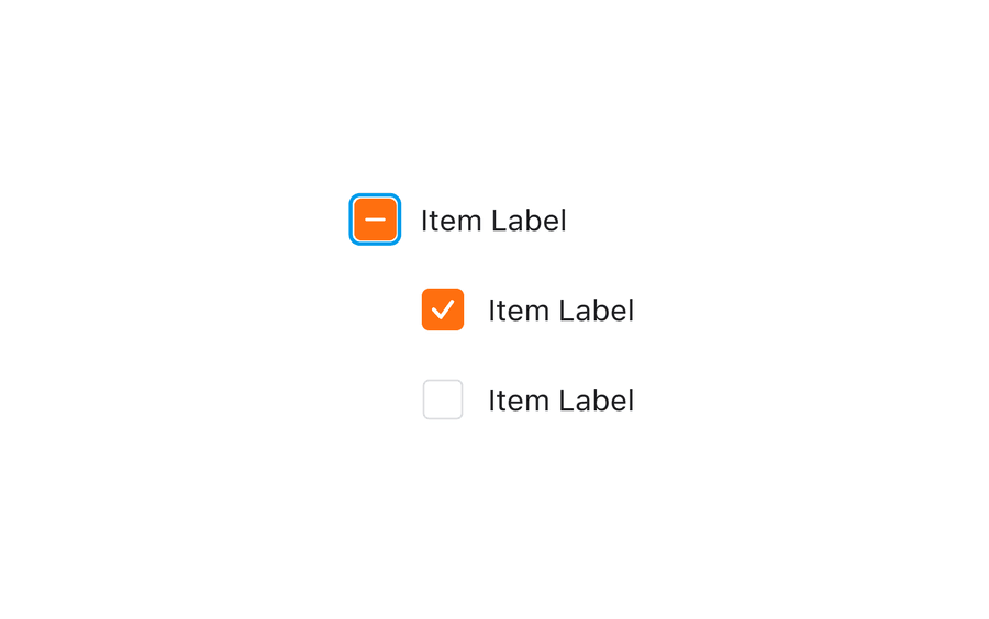 checkbox behavior
indeterminate